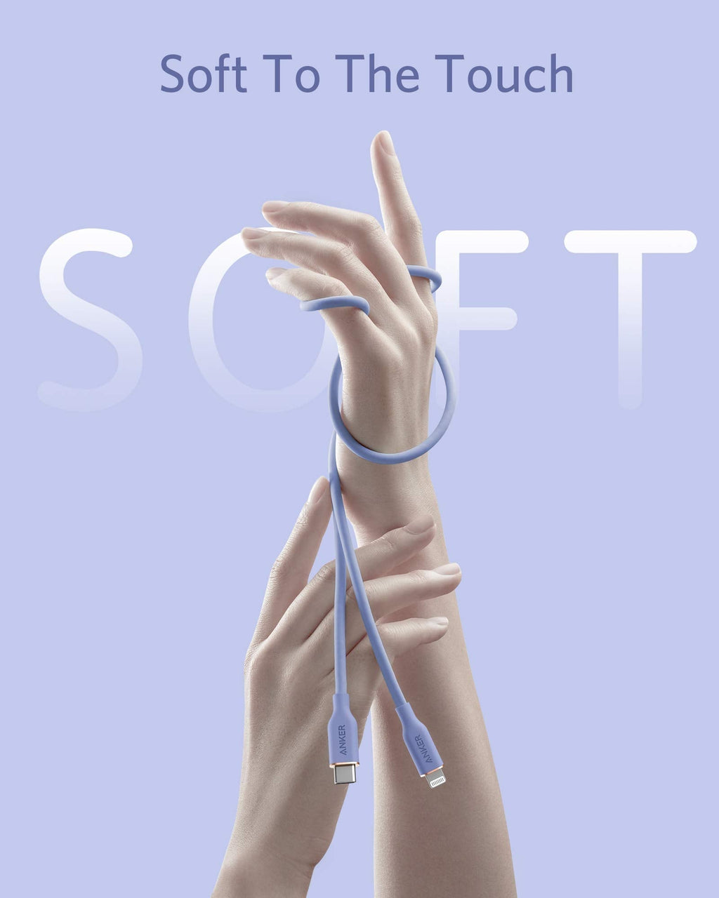 Anker 641 USB-C to Lightning Cable (Flow, Silicone)